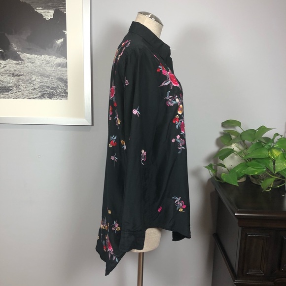 Zara Woman floral embroidered tunic XS - Picture 6 of 12